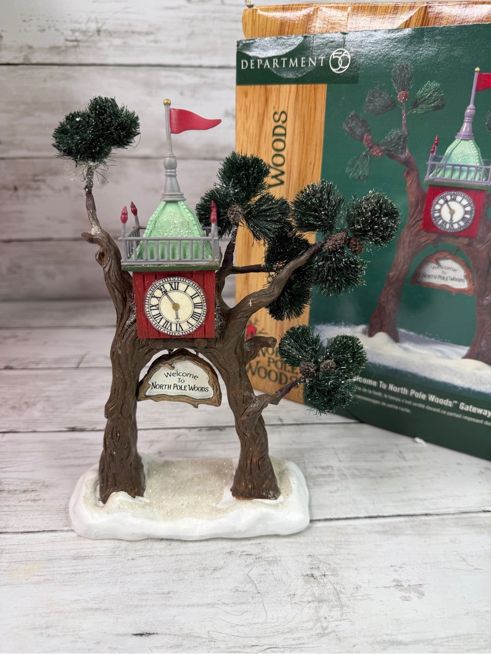Dept 56 Welcome To North Pole Woods North Pole Woods Gateway Entrance 56920 BOX